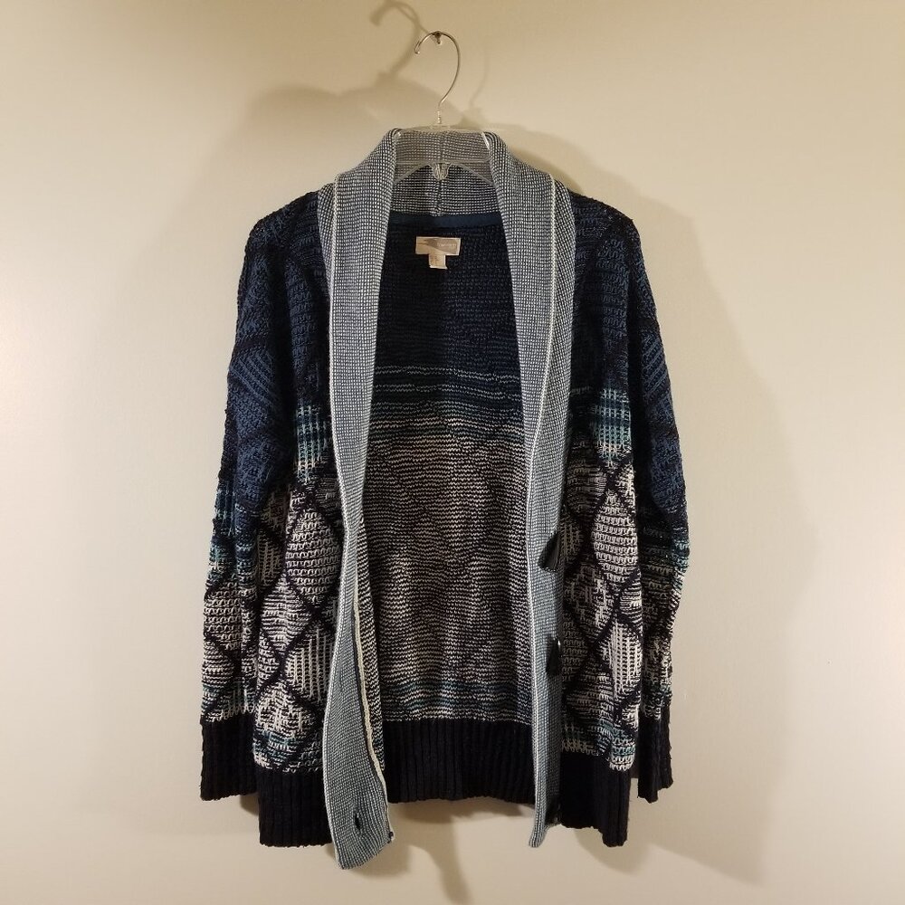 Forever 21 Multicolor Geometric Cardigan